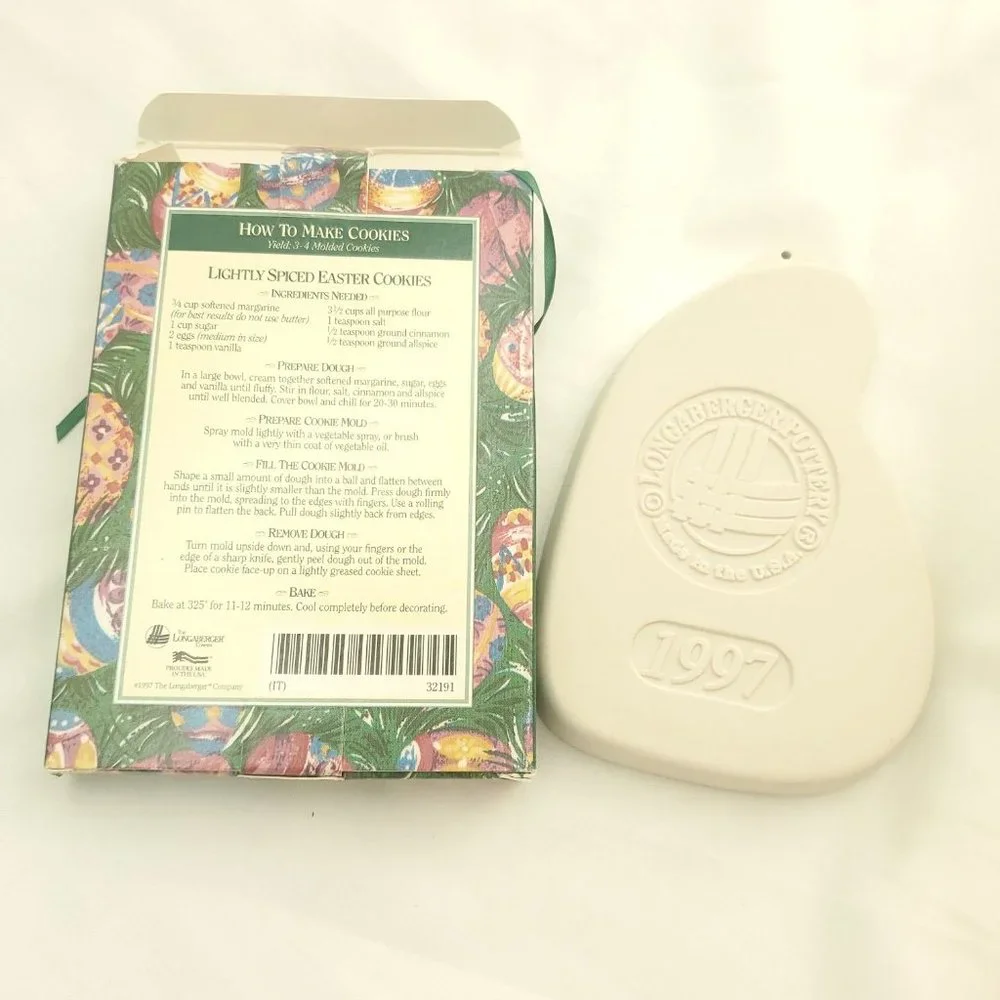 Longaberger Cream Limited Edition Grandma Baby Bunny 1997 Easter Choc/Cookie